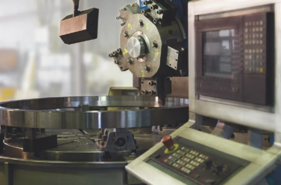 CNC-Karusselldrehmaschine mit großer Planscheibe