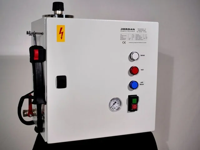 Jordan Dental-Dampfstrahler mit Manometer und Kontrollleuchten