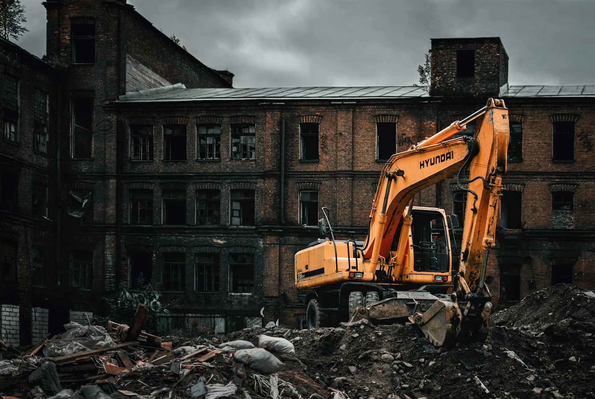 Rückbau & Flächenrecycling: Baustelle von HABRECHT Tiefbau
