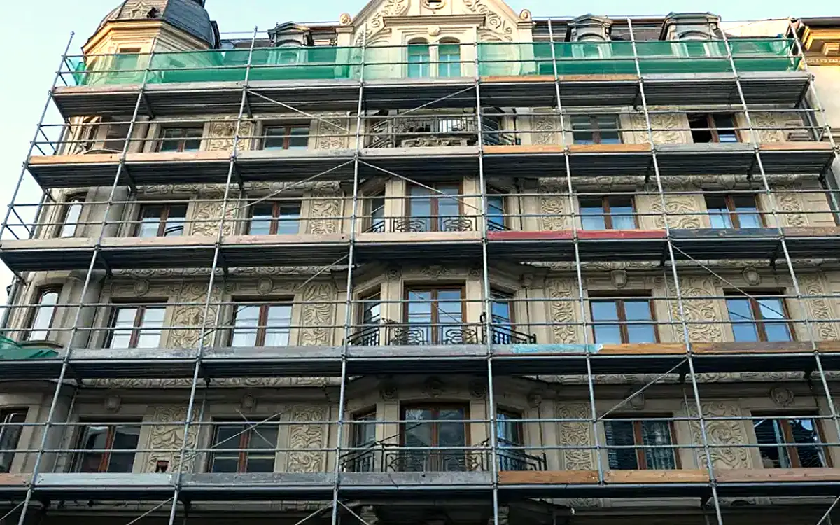 Fassade nach der Sanierung