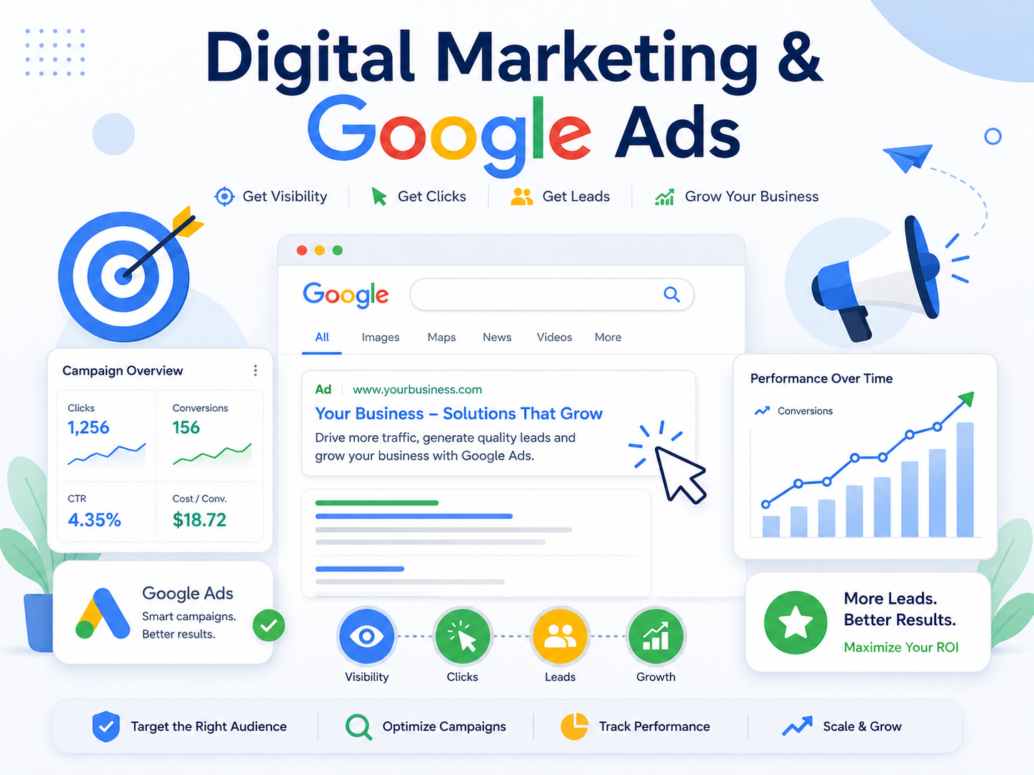 Digitale Werbung und Google Ads