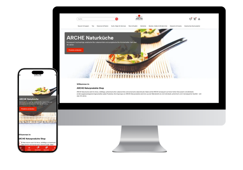 Onlineshop für Bio-Lebensmittel