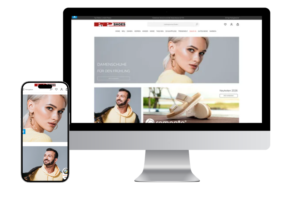 Onlineshop für Schuhhändler