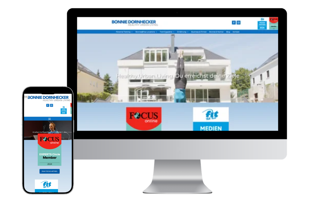 Website für Personal Trainer