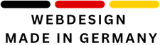 Zwei kurze horizontale Balken, rot links und gelb rechts, auf schwarzem Hintergrund
