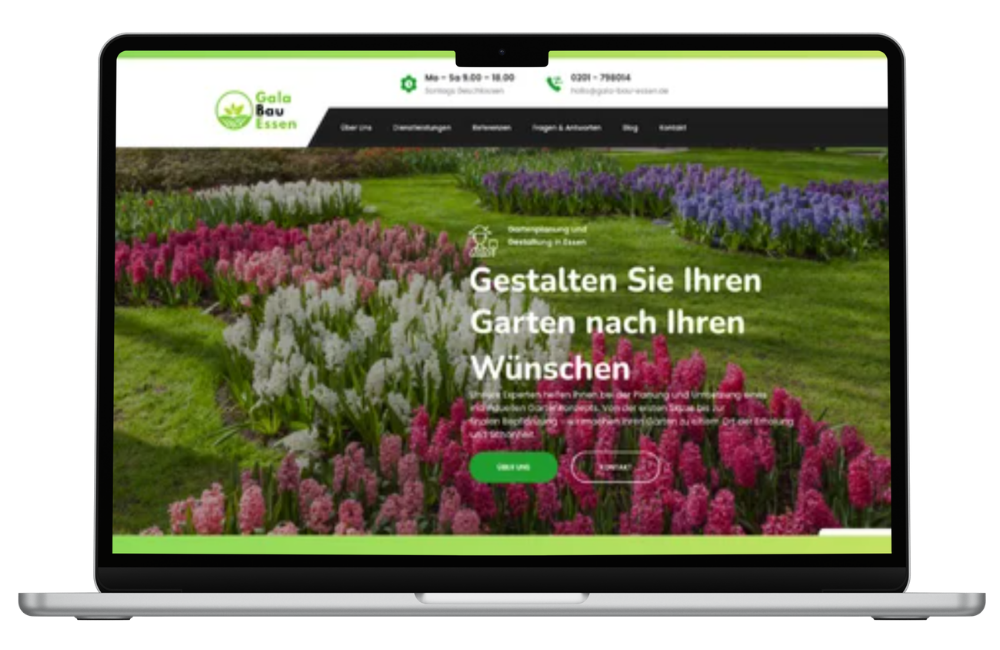 Webdesign Referenz GaLaBau