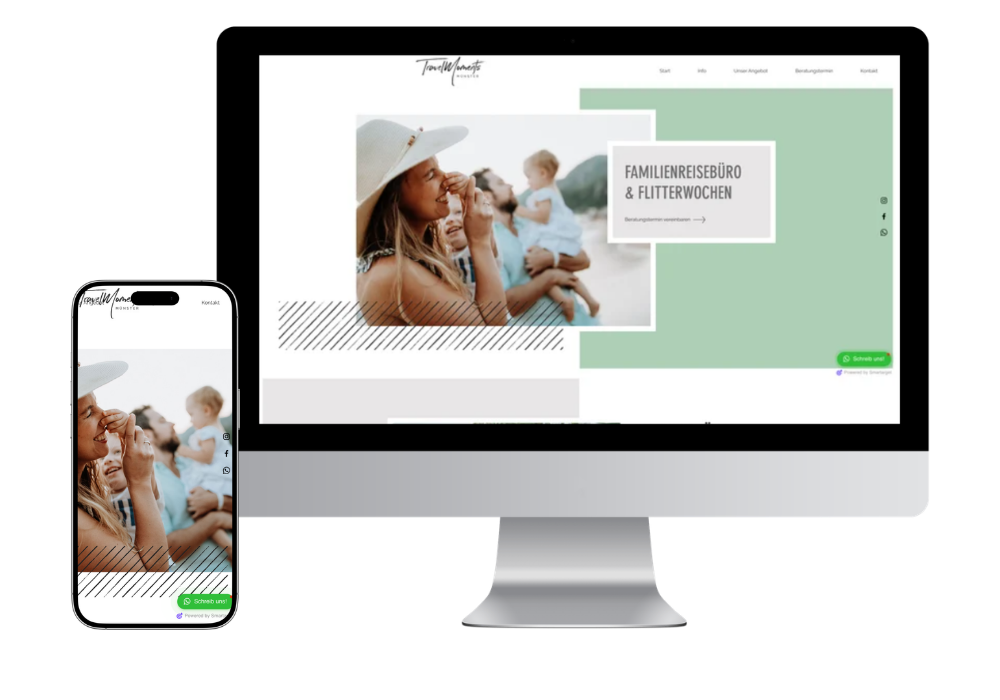 Website für Reisebüro