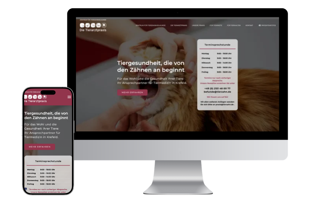 Website für Tierarztpraxis