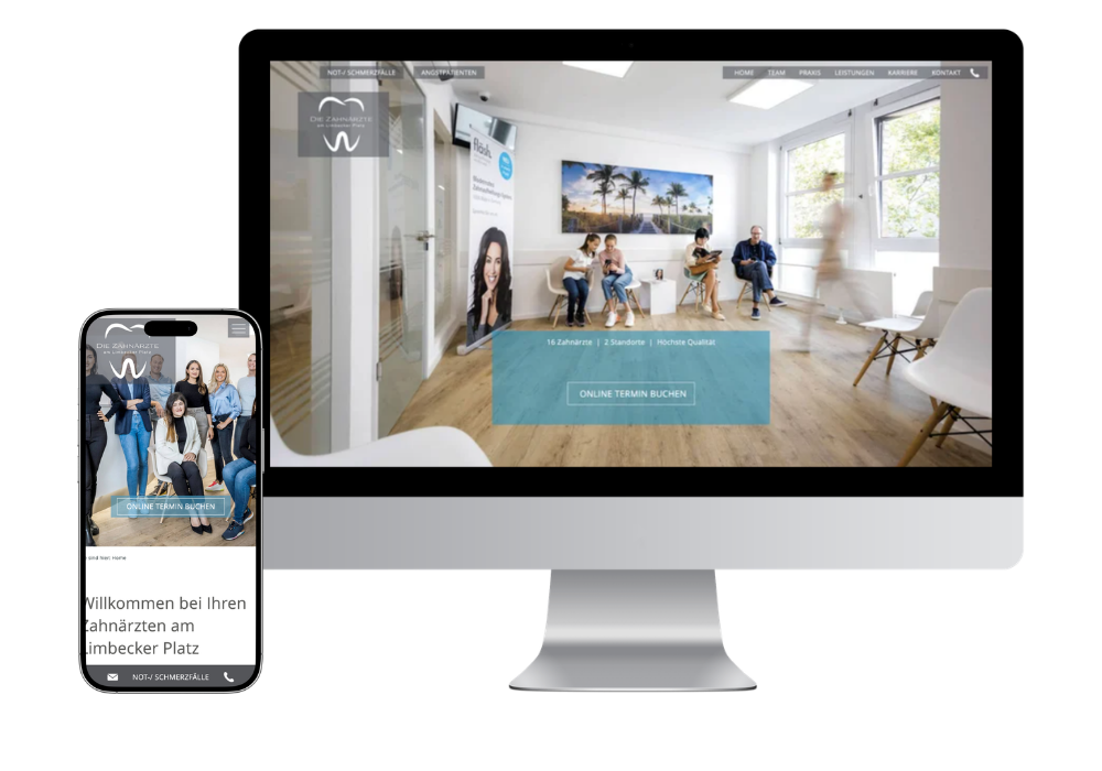 Website für Zahnarztpraxis