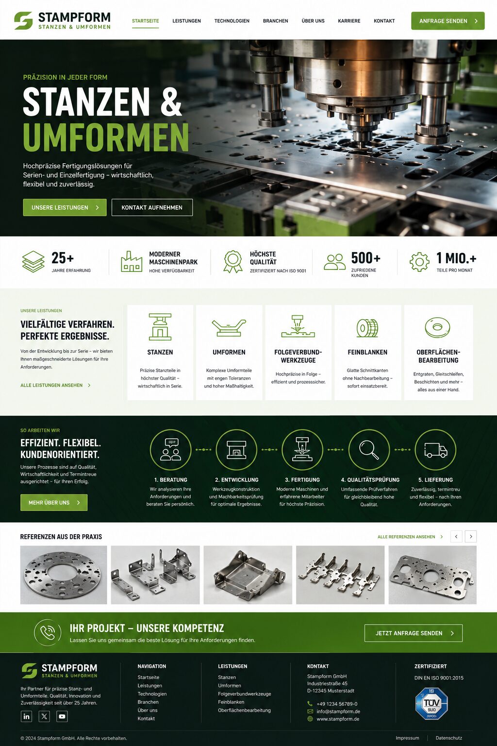 Industrielle Fertigungslösungen für Präzision