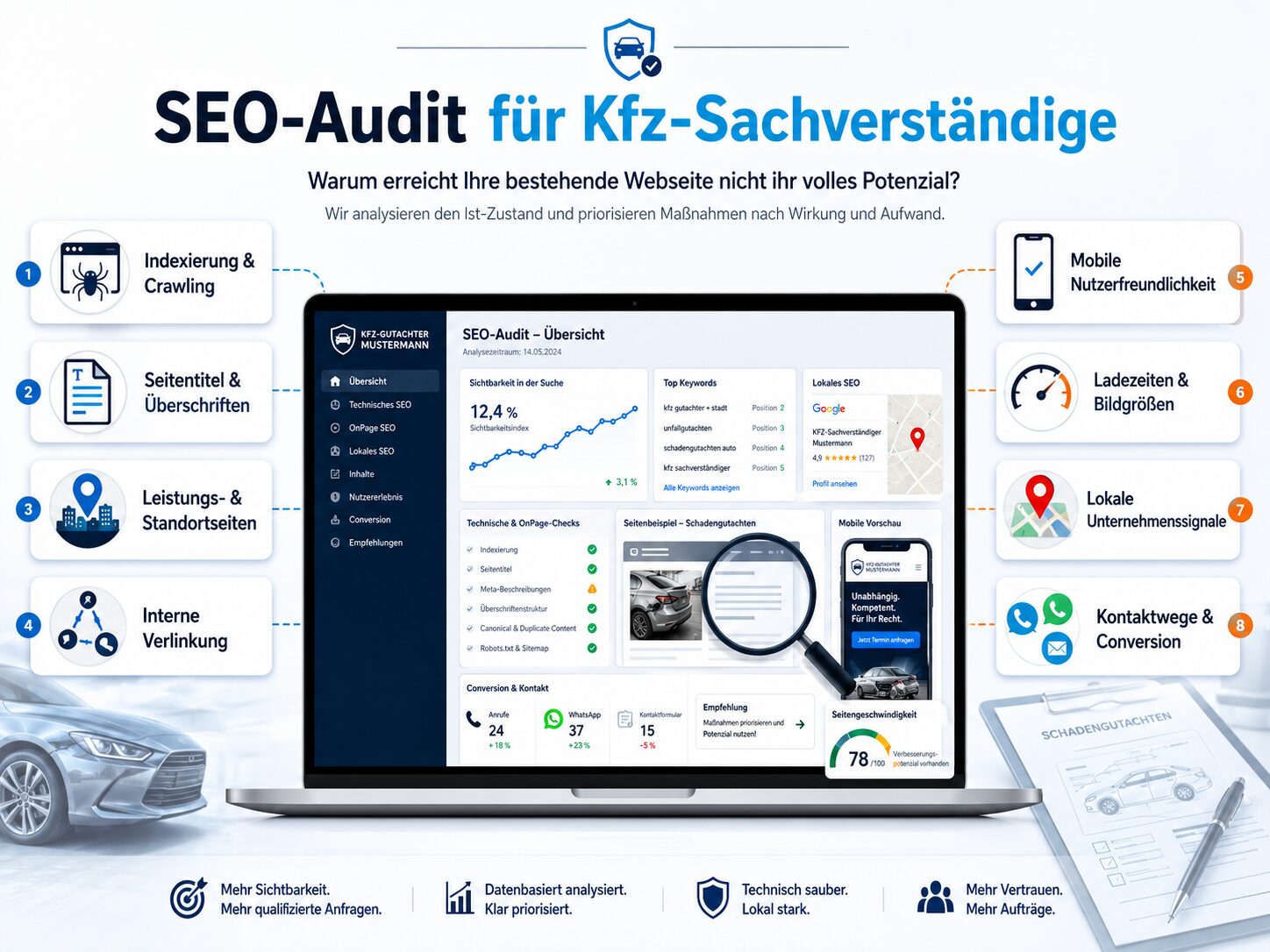 SEO-Audit für Kfz-Sachverständige
