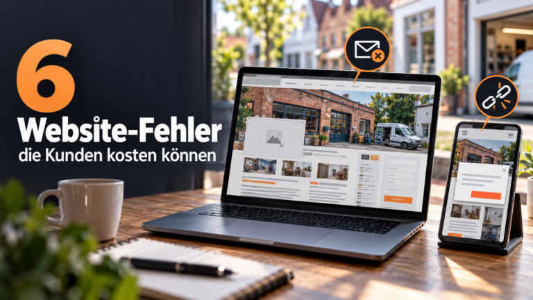 6 Website-Fehler, die Kunden kosten können
