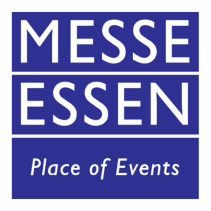 Messe Essen-Logo mit dem Schriftzug „Place of Events“