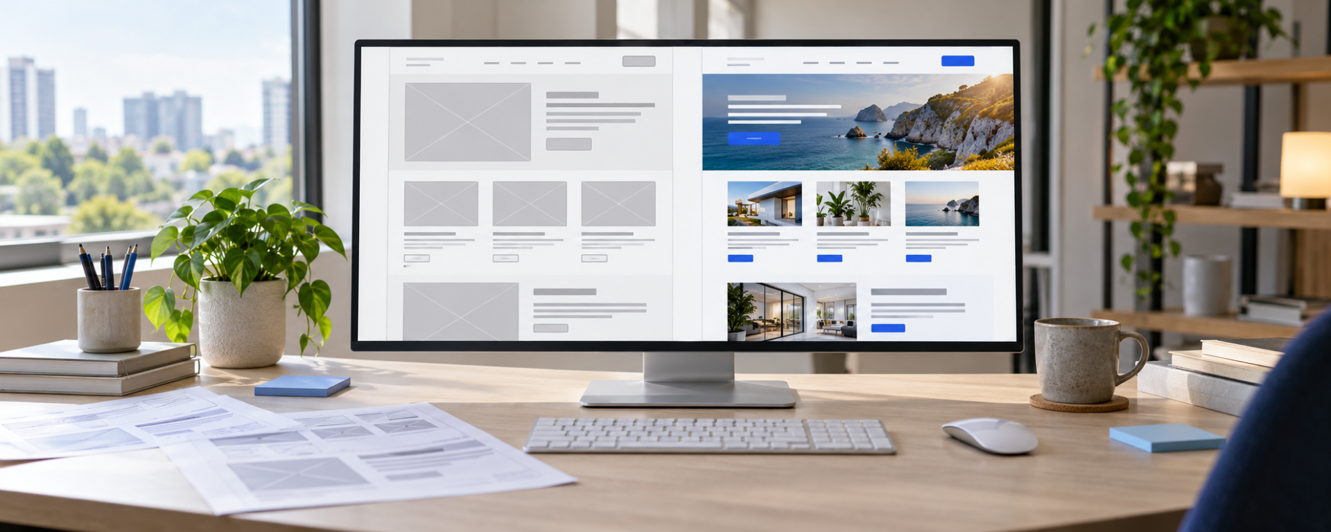 Ablauf einer Website zum Festpreis: vom Entwurf zum fertigen Layout